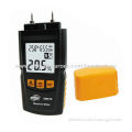 Wood Moisture Meter with Battery Alert Indication, Large LCD with Backlight